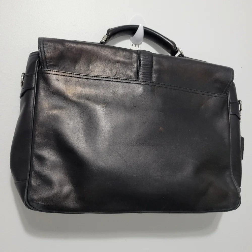 Coach Black Leather Men's Bag
